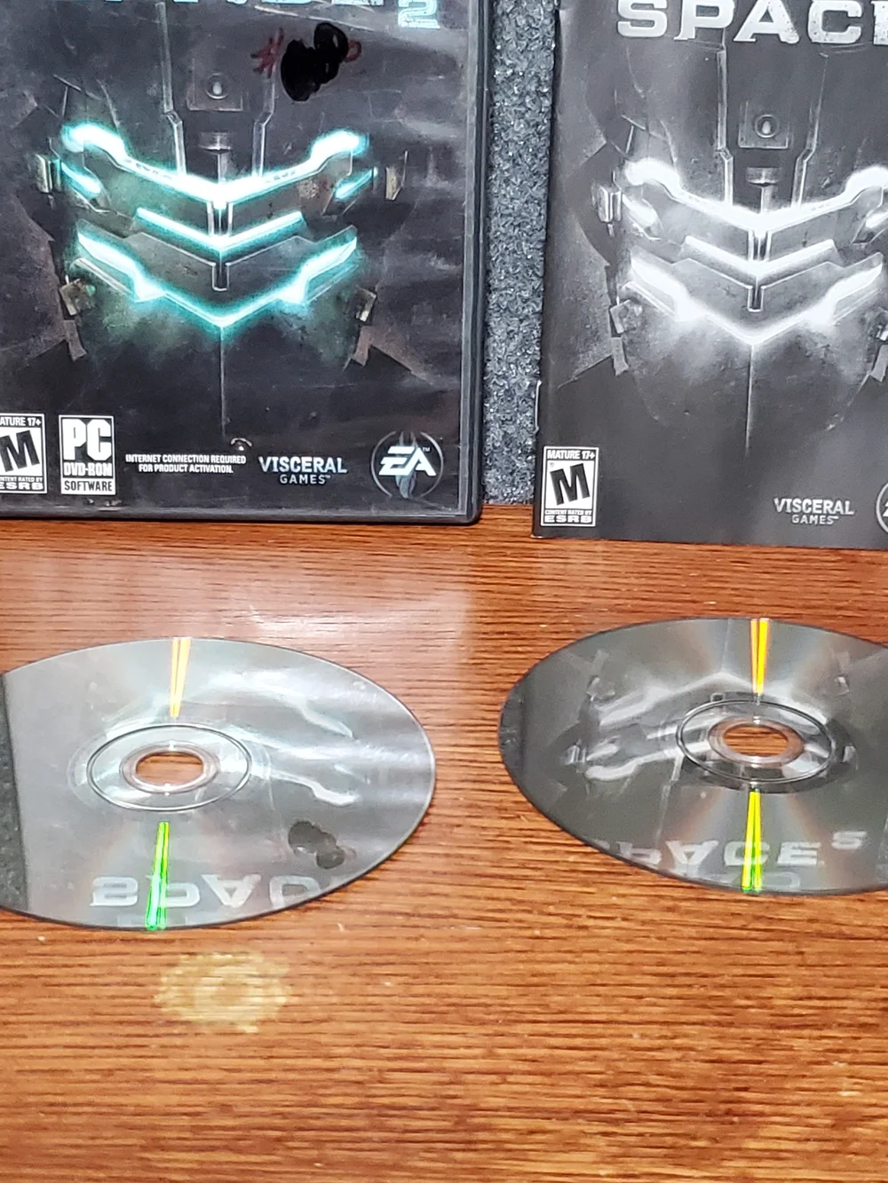 Dead Space 2 PC Game Discs & Case - Blue/Black Artwork